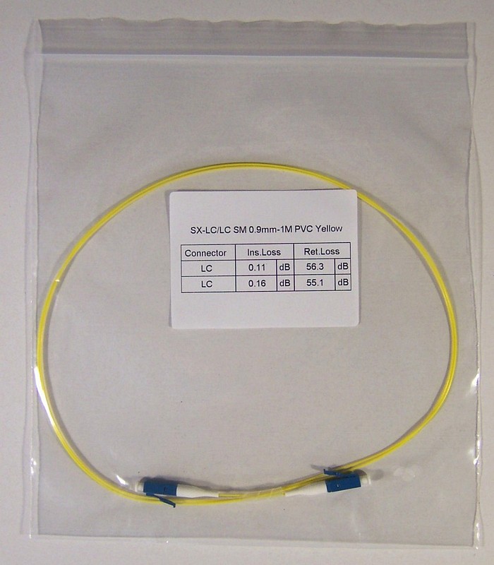 Lightwavestore.com > LC-LC SMF Jumpers > LC/UPC(PC)-LC/UPC(PC) 1-meter ...