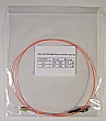 LC/PC-ST 1-meter 62.5um MMF jumper, with 900um-buffered fiber. P/N: SX-LC/ST 62.5MM 0.9mm - 1m PVC Orange