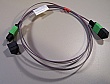 MTP/APC(male) - MTP/APC(male)  8-fiber jumper, P/N:86290-3296.