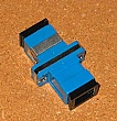 10dB Fiber adapter with fixed loss, SC - SC, w/bronze sleeve