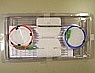 3-port circulator, 1520-1620nm C+L band, P/N: CIR-3-3-2-10-SA. with SC/APC connectors.