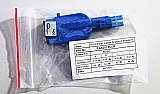 Fiber duplex adapter LC/PC to SC/PC with zirconia internal sleeve. Item No: FAS2SCFLCM. Tyco P/N: 1919614-1