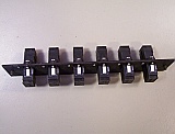 SC-SC 6-fiber simplex connector panel . Bronze internal sleeve.