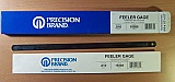 10pc Steel Feeler Gage. Thickness: 0.01 inch. Precision Brand UNC No: 192385.  Original package contails 12pc per box, only 10pc left.
