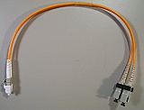 Reserved for our lab. LC-SC 1-feet duplex jumper, duplex