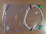 FC/APC-FC/APC 3-meter simplex SM Fiber jumper, 900um-buffered jumper. P/N: J-FAFA-A-003-JT
