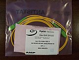 SC/APC-SC/APC 2-meter simplex fiber jumper, by Tyco