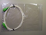 $7.6 each if buy 20pc. SC/APC-SC/APC 5-meter simplex fiber jumper, 900um-buffered fiber. P/N: J-SUSU-ZA005-JT