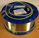 20.56km SMF-28e bare fiber spool, with two FC/APC connectors. There is extra bending loss involved