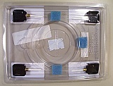 1.3/1.55um PIN photodiode. P/N: FD100F8-LR250. Fermionics 100um dia detector. With SMF.