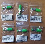 8dB Fiber adapter with fixed loss,  FC/APC - FC/APC, 1.3/1.55um, Seikoh P/N: FA100-08-AP