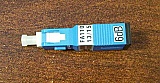 6dB Fiber adapter with fixed loss, SC/UPC - SC/UPC