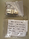 17dB Fiber adapter with fixed loss, SC/UPC - SC/UPC