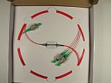 1550nm (+/-30nm) C-band 3-port circulator. PMF, With FC/APC connectors. P/N: PMOC-1550-3-A-F-1-2-1-2. New released products, ordered from factory directly