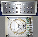 2x16 splitter in enclosure/box, 1.3/1.55um, with FC/APC adapters, can be also used as 1x16 splitter.