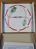 1550nm 1x2 polarization combiner/splitter. With 3 FC/APC PMF connectors. P/N: PBS-55-P-1-222-LLL-3-1. New released products from manufacturer.