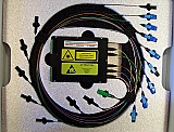 17dBm - 23dBm 2-stage C-band EDFA module with mid-stage port, 23dB gain version. Alcatel 1926 OFA DWDM, Add Drop MUX, P/N:3CN 00423AA. With 9 fiber connectors.