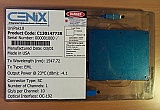 Unipak10  10Gb 1547.72nm DWDM transceiver. With EML source (Toshiba model: TOLD387S-EADCE1),  and 10Gb pin-preamp receiver (Epitaxx model: ERM568 EC). Cenix Model: C13014772S. Sell 'As Is'