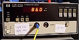 HP 8158B Optical Attenuator, 600-1200nm. FC/PC fiber interface.