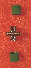 Simplex FC/APC to FC/APC adapter/adaptor. Square Flang. Key width is 2.03mm - 2.08mm. Zirconia internal split sleeve. SEIKOH P/N: SNA-1-224K0G