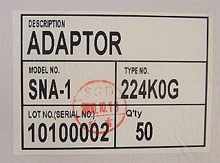 Simplex FC/APC to FC/APC adapter/adaptor. Square Flang. Key width is 2.03mm - 2.08mm. Zirconia internal split sleeve. SEIKOH P/N: SNA-1-224K0G