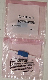 LC to LC simplex adapter. Flangeless. With zirconia internal sleeve. OFS P/N:C1101A