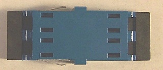 Min order qty: 10pc. $0.55 each if buy 1000pc. LC to LC duplex adapter. Flangeless. With zirconia internal sleeve. Tyco P/N:1457567-1