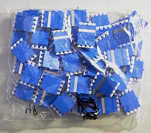 LC to LC quad adapter. With ceramic internal sleeve.  For both SMF and MMF. FOAC ADAPTER LC/PC BLUE QUAD FLANGELESS. Tyco P/N: 1695790-1