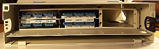 SC-SC 24-fiber duplex connector panel, upgradable to 36-fiber connections