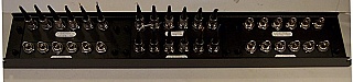 Adapter panels in 19 inch rack. With 36 ST adapters. With bronze internal sleeve. Fo MM fiber. Ortronics model: OR-615MMC-72P-00