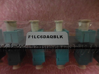 Adapter panel. With 6 duplex LC/PC adapters, Bronze internal sleeve. FILC6DAQBLK