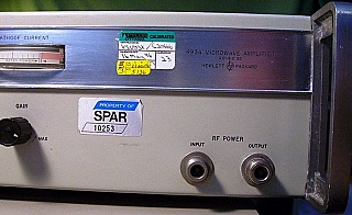 HP 493A - Microwave Amplifier, 4 - 8 GHz