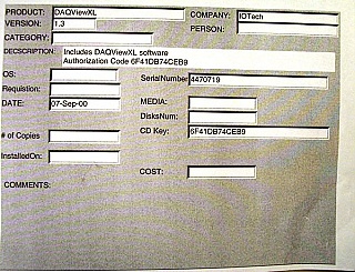IOTECH daq/55 USB data acquisition system