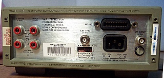 HP 3478A Digital multimeter, 5 1/2 digit. With HP-IB. with a pair of 3rd-party test leads