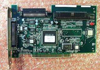 Adaptec AHA-2940W PCI-to-Fast SCSI host adapter. Sell 'As Is', no Warranty.