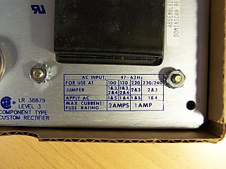 LINEAR Regulated Power Supply,  5VDC, 9A. International series. Case N. Power One model: HN5-9/OVP-A