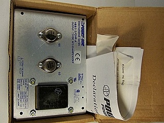 Dual output LINEAR Regulated Power Supply,  +/-5VDC, 3A. International series. Case BB. Power One model: HBB5-3/OVP-A