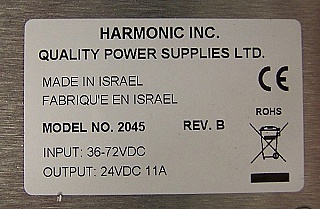 Harmonic power supply module, model: CPS4248-5L Rev B.  Sell 'As Is', No return