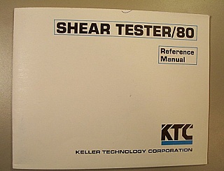 U/80 shear-tester. Pressure transducer. Model: U80F-7K. Sell 'As Is', no Warranty.