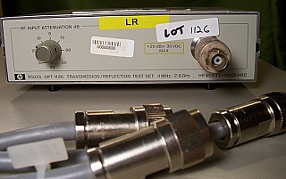 The HP Agilent 8502A Transmission/Reflection Test Set. 4MHz-2.6 GHz. Opt: H26. Sell 'As Is', no Warranty. You can return it for refund or credit, but two-way shipping fees are not refundable.