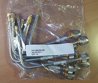 short rigid  'N' male to SMA-male cable. Volex P/N: 100-000-058.