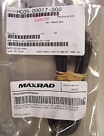 195 cable with reverse polarity BNC and female SMA connectors. 6-ft. P/N: MCA195RPBNFSMA