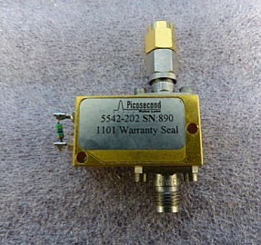 >40GHz bias tee.  Picosecond Pulse Labs model: 5542-202