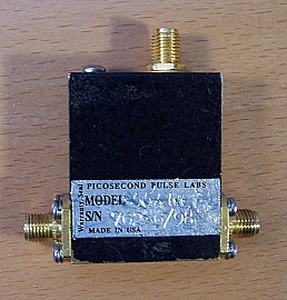 >26GHz Bias Tee, but DC port is damaged, so it can only be used as DC block. Picosecond Pulse Labs model: 5541A