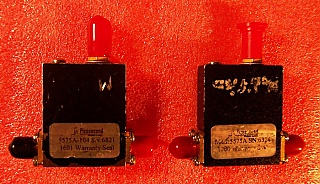 12GHz Bias Tee. Picosecond Pulse Labs model: 5575A or 5575A-104. RF port of bias tee modules are shorted inside, so you can only use it as RF block. 'Sell As Is', 'No Return'