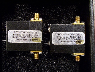 18GHz Bias Tee. Picosecond Pulse Labs model: 5550A. No SMA interface at DC port