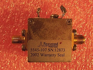 >20GHz Bias Tee. Picosecond Pulse Labs model: 5545-107