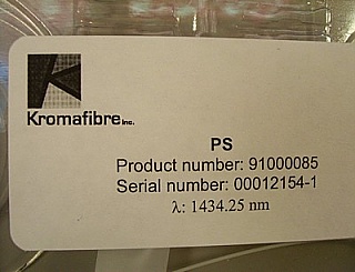 1434.25nm FBG with Panda PMF. With FC/APC connector. Kromafibre P/N: 91000085