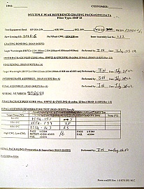 Multiple peak reference grating. No.7 peak CWL : 1554.13. JDS P/N: 101804-0005. Without actual test sheet
