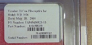 GFF for 1532nm peak. Dicon model: SCD1026